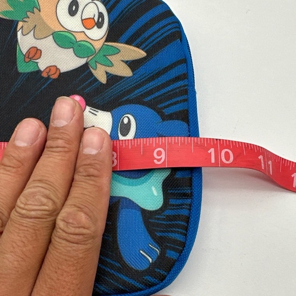 Pokemon Pouch Canvas Zipper Cosmetic Makeup Bag Case Pikachu Litten Popplio - Picture 5 of 7